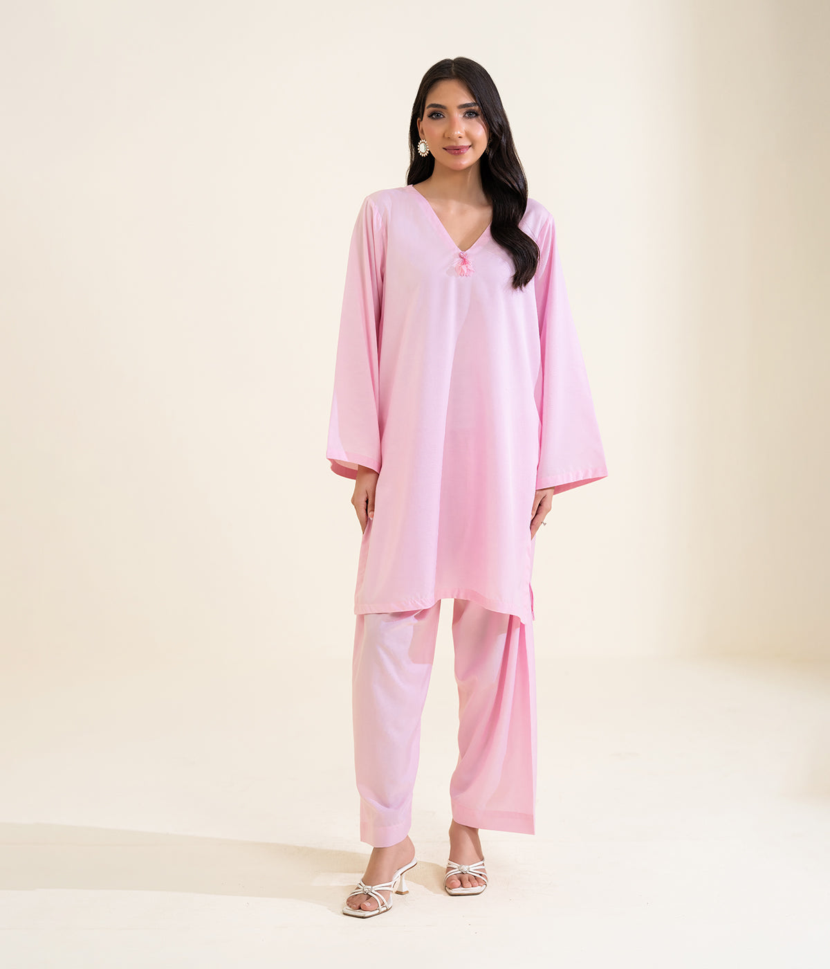 Dyed Linen Suit