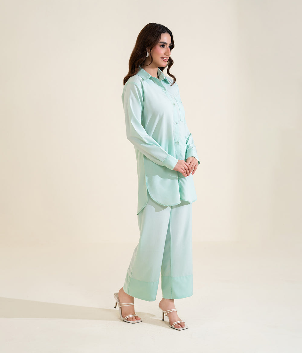 Dyed Linen Suit
