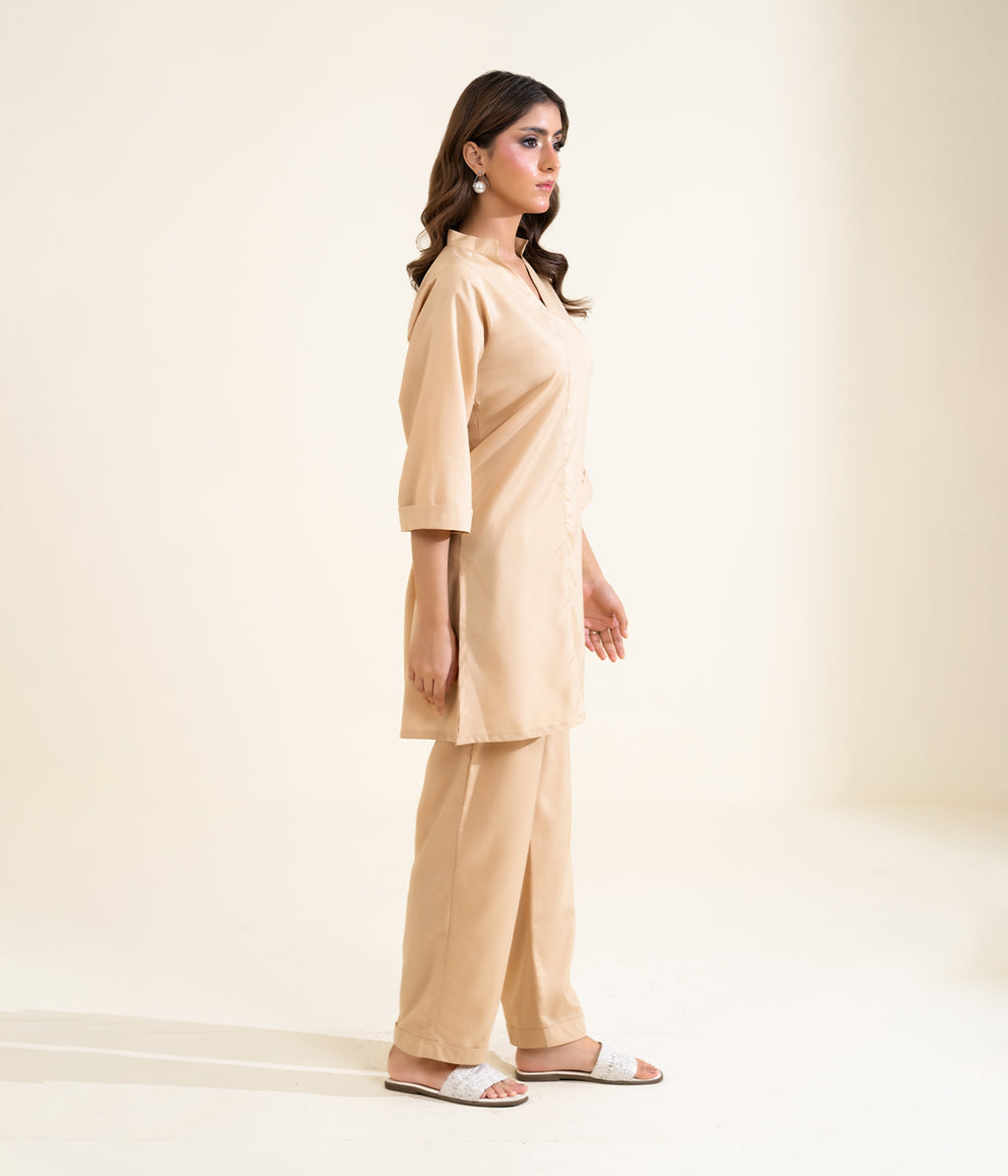 Dyed Linen Suit