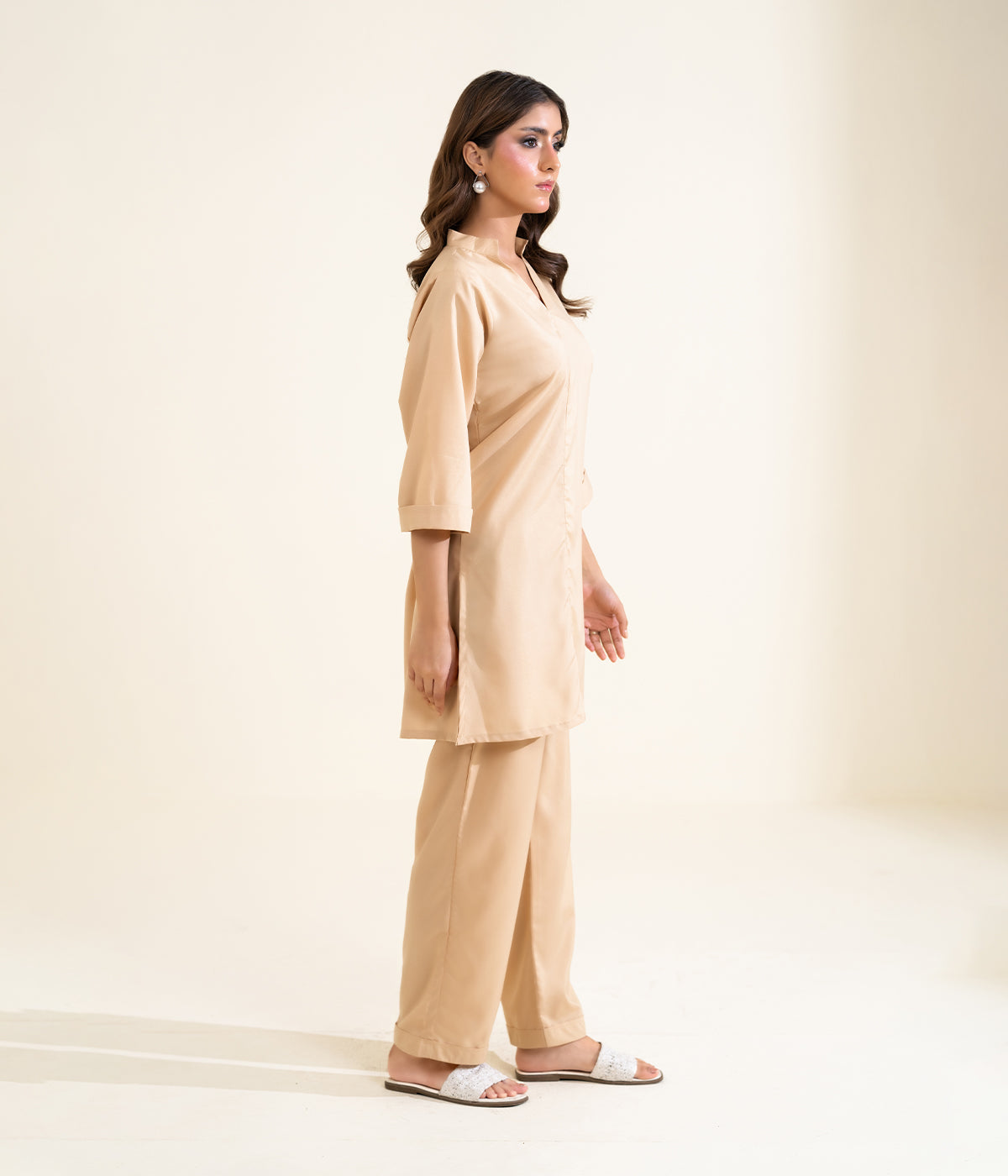 Dyed Linen Suit