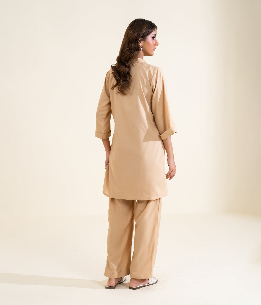 Dyed Linen Suit