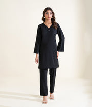 Dyed Linen Suit