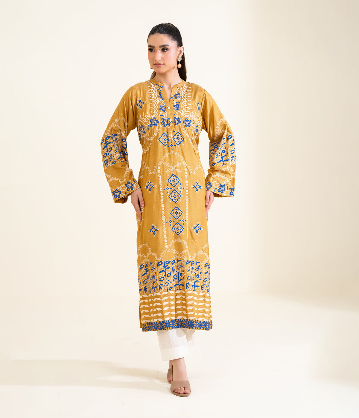 Block Print Kaftan