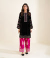 Print Raw Silk Suit