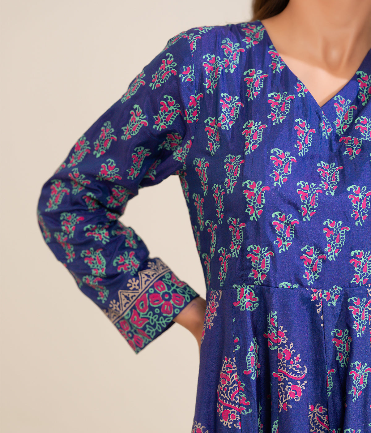 Block Print Kaftan